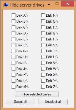 hide-server-drives