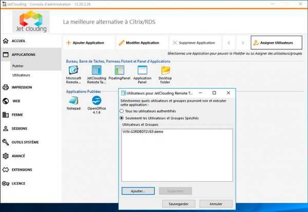 Commencer la configuration – JetClouding
