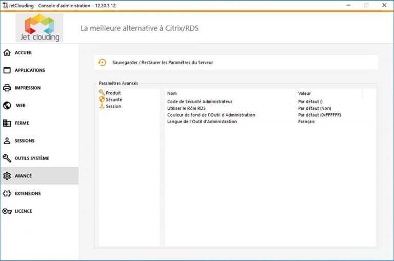 Produit – JetClouding